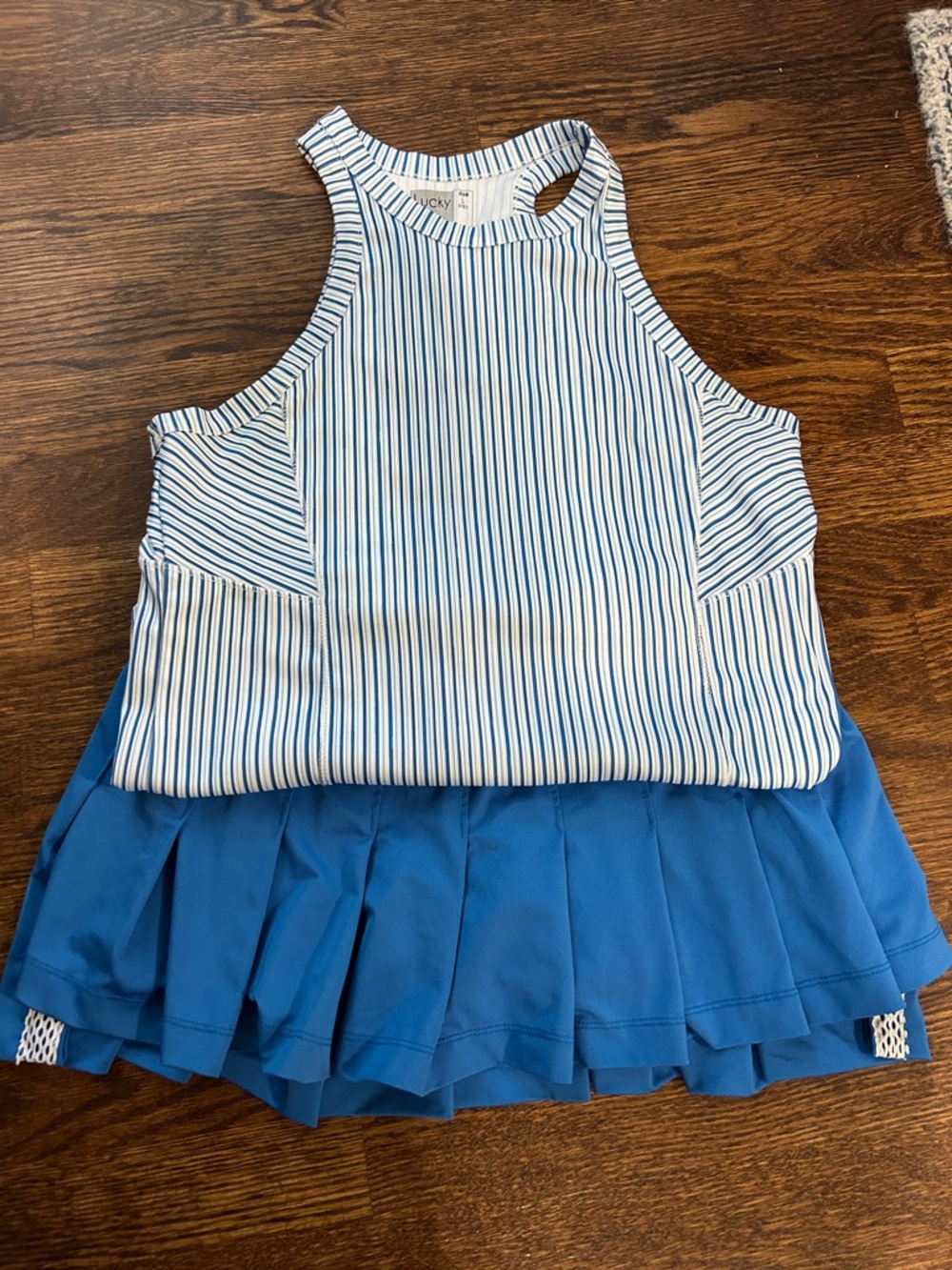 Lucky in love tennis outfit / set